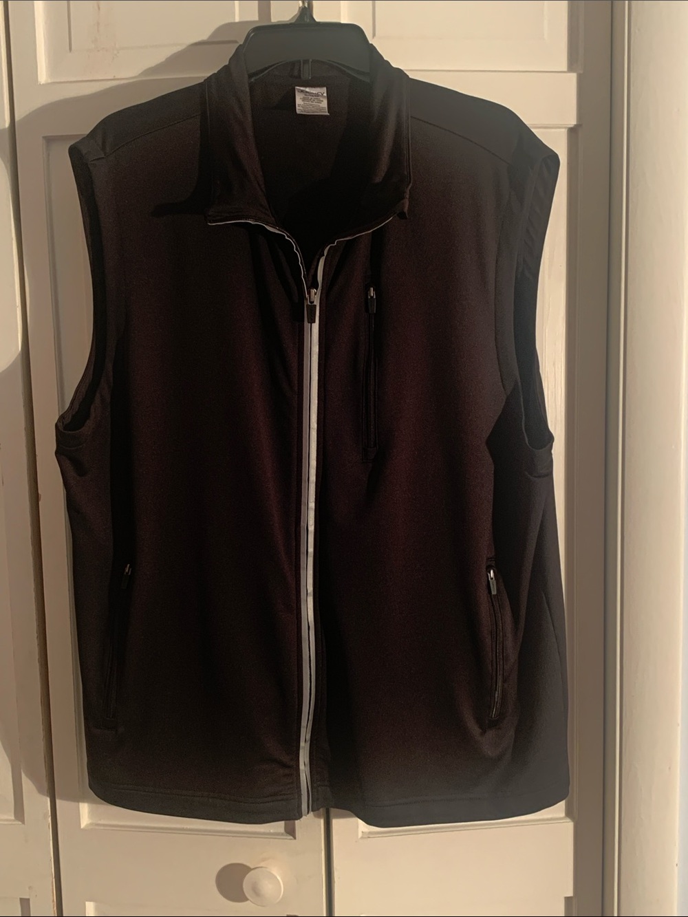 Jockey Black Men's Zip-Up Vest EUC